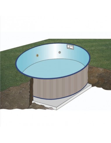 Piscina acero enterrada redonda Ø420x↕150cm. Gre Madagascar KPE4259  - 9 