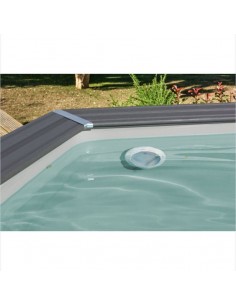 Piscina elevada ovalada 664X386↕124cms. Gre Avantgarde led KPC0V66L  - 1  2