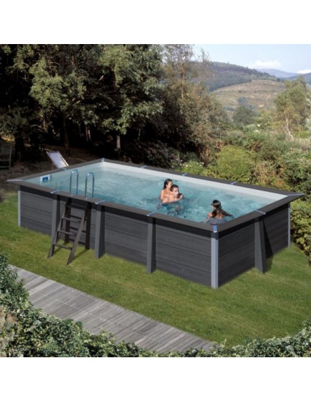 Piscina elevada rectangular 606X326↕124cms. Gre Avantgarde KPC0R60  - 1 
