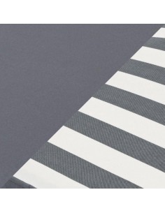 Cojín para respaldo sofá de palés, rayas antracita. Bizzotto 0806431  - 2  2