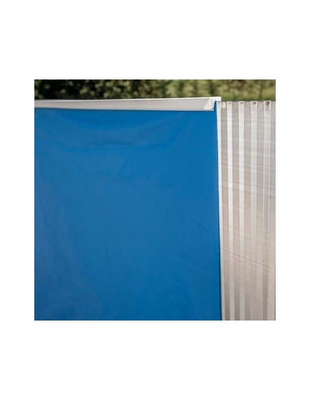 Piscina elevada redonda chapa blanca Ø350x132cms. Gre KITPR358  - 3 