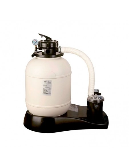 Piscina elevada redonda chapa blanca Ø350x132cms. Gre KITPR358  - 6 