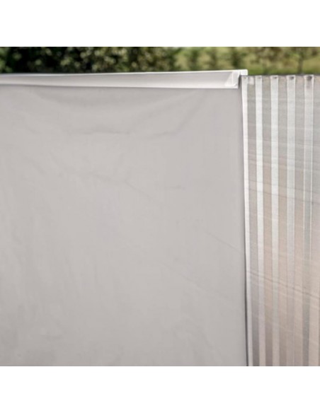 Piscina elevada ovalada color grafito 730X375X↕120CM. Gre Kea KIT730GF  - 5 