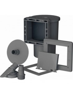 Piscina elevada redonda color grafito Ø240X↕120CM. Gre Kea KIT240GF  - 2  2