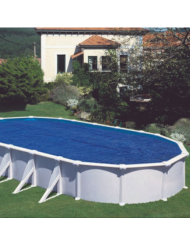 Cubierta isotérmica de verano para piscina ovalada 500x300cm. Gre PROV505  - 1