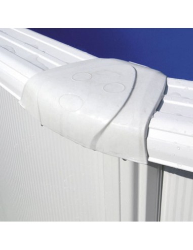 Piscina elevada redonda chapa blanca Ø300x120cms. Gre KITPR303  - 5 