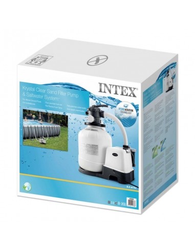 Combo depuradora de arena + cloración salina eco. INTEX 26680  - 5 