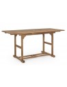 Mesa extensible madera acacia 120/160x70cm. Bizzotto Noemi 0805993  - 1 