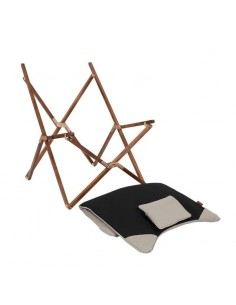 Sillón de relajación plegable. Bo-Camp Bloomsbury M Beige  - 1  2