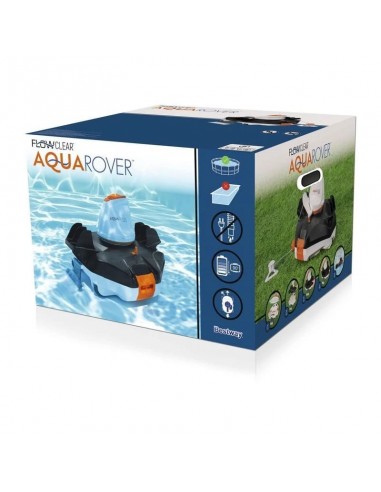 Robot limpiafondos piscina automático a bateria. Bestway Aquarover  - 4 