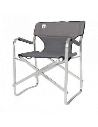 Silla camping plegable con brazos. Coleman Deck Chair Oliva 38337  - 1 