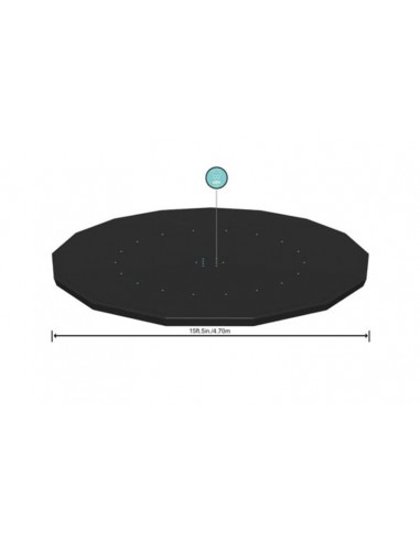 Cubierta de invierno para piscina de acero redonda Ø457. Gre 58038  - 5 