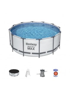 Piscina elevada tubular redonda Ø366x122cm. Bestway 56420  - 1  2