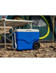 Nevera rígida azul con ruedas capacidad 37,5 litros Coleman 40QT 36087  - 1  2