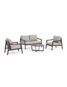 Set conjunto sofás terraza. Bizzotto Sirenus Coffee YK14 663362  - 6  2