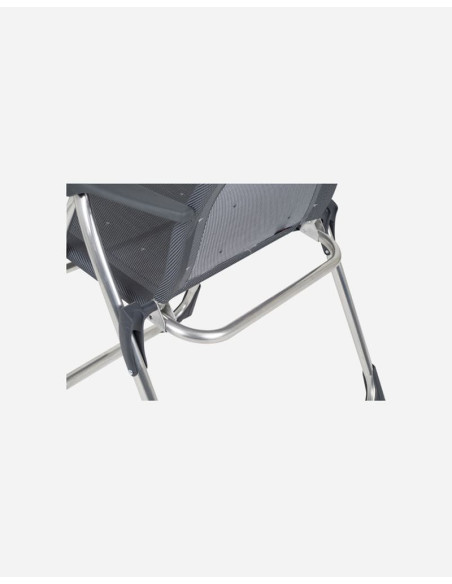 Sillón aluminio extra plano respaldo 7 posiciones con cabezal compact. Crespo Al-215C  - 3 