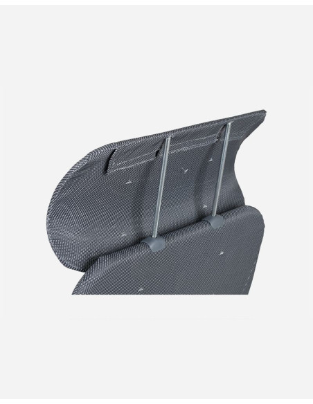 Sillón aluminio extra plano respaldo 7 posiciones con cabezal compact. Crespo Al-215C  - 4 