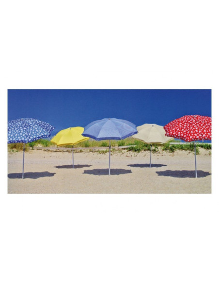 Parasol sombrilla plegable playa aluminio ø180cm protección UPF50+  - 21 