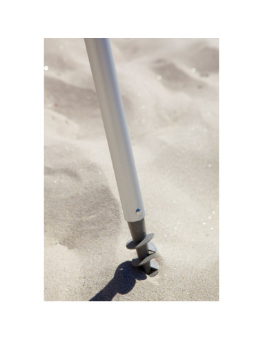 Parasol sombrilla plegable playa aluminio ø180cm protección UPF50+  - 22 