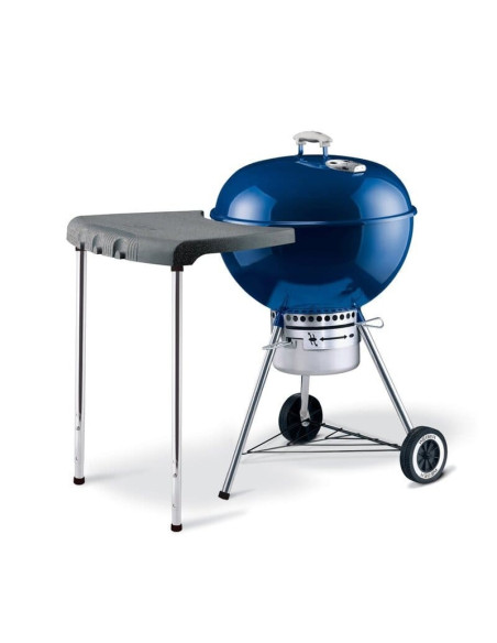 Mesa auxiliar de plástico gris para barbacoas cilíndricas. Weber 7412  - 11 