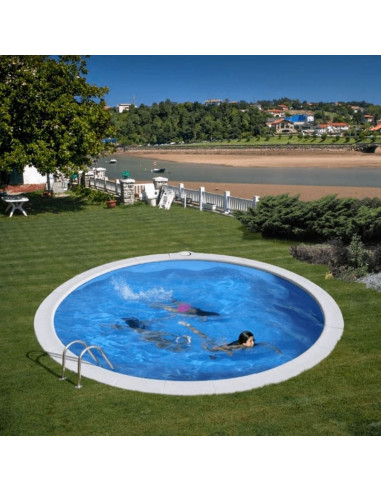 Piscina acero enterrada redonda Ø420x↕150cm. Gre Madagascar KPE4259  - 1 