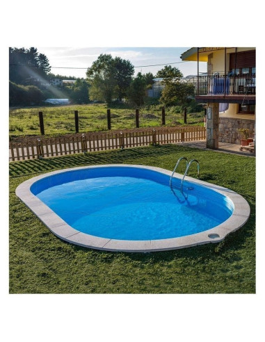 Piscina acero enterrada ovalada 600x320x120cm. Gre Sumatra KPEOV6027  - 1 