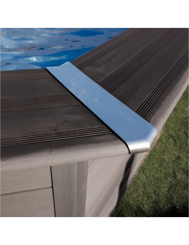 Piscina elevada ovalada 664X386↕124cms. Gre Avantgarde led KPC0V66L  - 7 