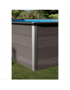 Piscina elevada ovalada 524X386↕124cms. Gre Avantgarde Led KPC0V52L  - 1  2