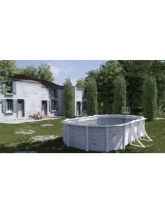 Piscina elev. ovalada nordica 730x375x132cm Gre Finlandia KITPROV738N  - 1  2