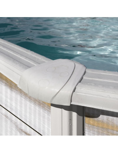 Piscina elevada ovalada nordica 610Xx375x120cm. Gre Finlandia KIT610N  - 4 