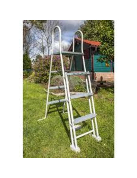 Piscina elevada redonda blanca Ø550X132cms. Gre Groenlandia KITPR558N  - 20 