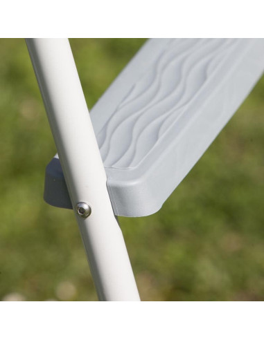 Escalera acero 2x3 peldaños para piscinas elevadas. Gre ET1213  - 5 