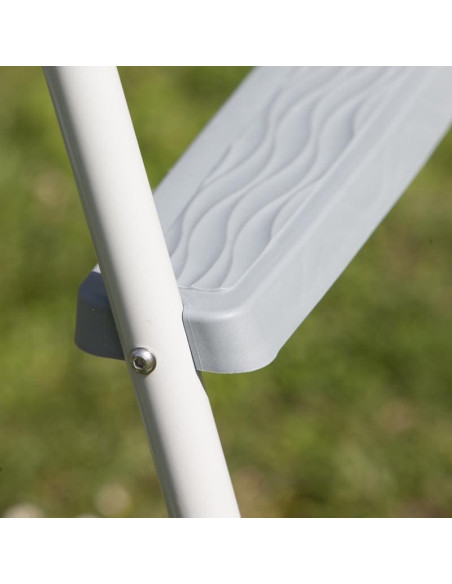Escalera acero 2x3 peldaños para piscinas elevadas. Gre ET1213  - 5 