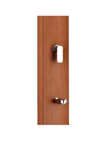 Ducha solar aluminio imitación madera 32 litros. Gre DSALR32W  - 3 