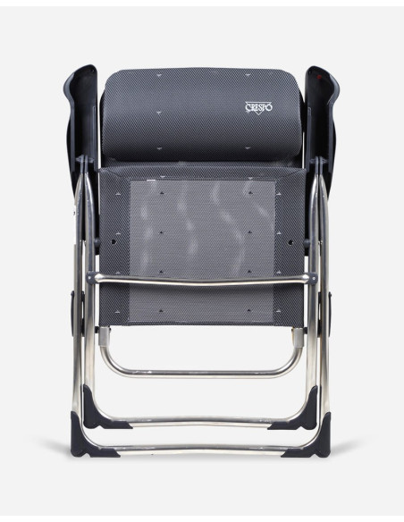Sillón aluminio extra plano respaldo 7 posiciones con cabezal compact. Crespo Al-215C  - 12 
