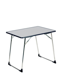 Mesa camping gris aluminio ligera 80x60cm. Alco 107ALGP  - 1 