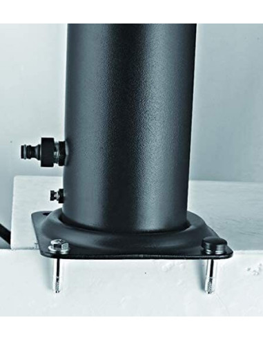 Ducha solar con grifo lavapiés PVC negro 32 litros. Gre AR1130  - 3 