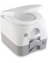 WC portátil con descarga de agua a presión, blanco/beige. Dometic Poti 972 Beige  - 1 
